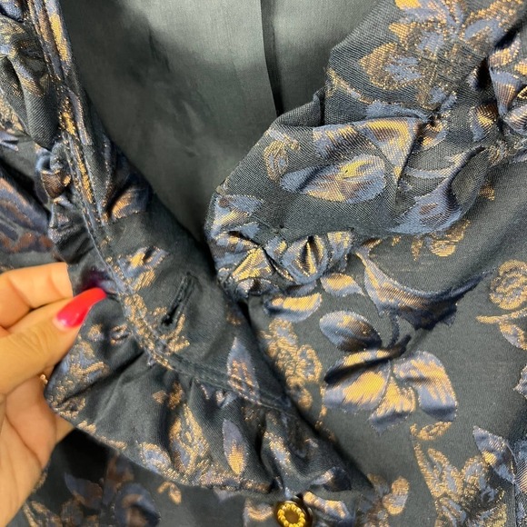 Teri Jon By Rickie Freeman Wool Blend Blazer Womens Size: 6 - Picture 4 of 8